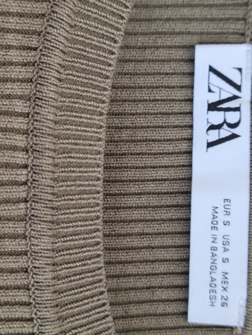 Zara green Middi dress